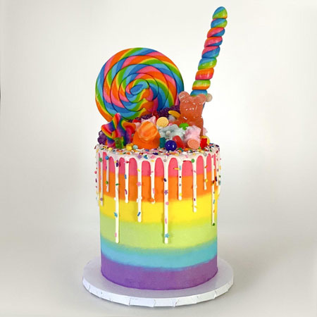 Candy Theme Cake | 1st Birthday Cake | Order Custom Cakes in Bangalore –  Liliyum Patisserie & Cafe