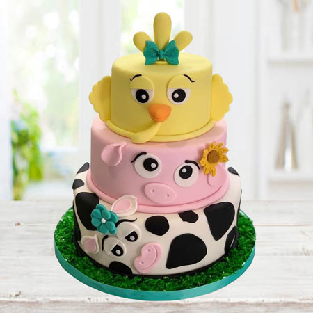 Send/order Kids Cake, Animal themed cakes to India - Expressluv –  Expressluv-India