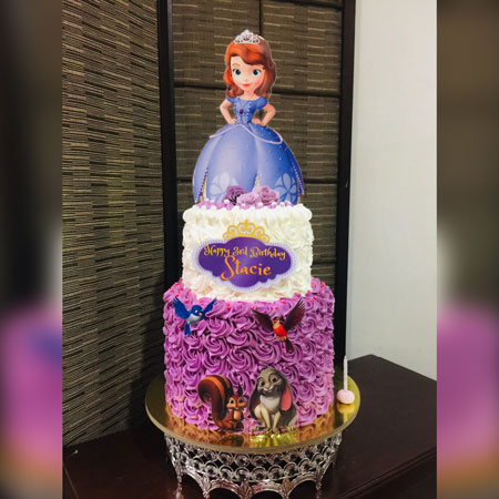 Sofia the first cakes and cupcakes - YouTube