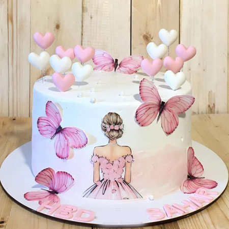 Flowers Beautiful Birthday Cake Wishes Image With Sister Name | Beautiful birthday  cakes, Happy birthday sister cake, Birthday cake writing