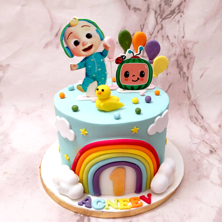 Buy Cocomelon Theme Birthday Cake Online | Chef Bakers