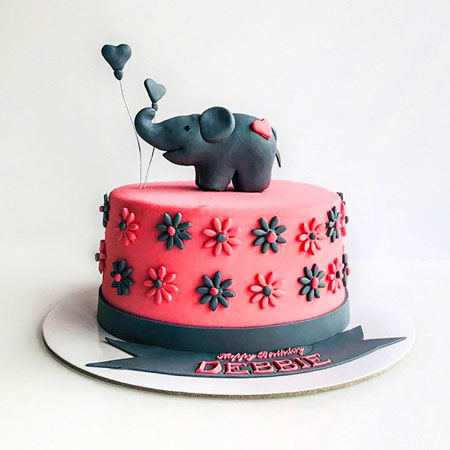 Elephant Cake Decoration Cute Baby Elephant Cake Decorations Pearl Balls  Cake Picks Star Cake Topper Elephant Baby Shower Cake Decoration :  Amazon.in: Grocery & Gourmet Foods