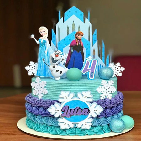 WoW Party Studio Frozen Elsa Theme Happy Birthday Cake Toppers Set 5Pcs for  Boys,Kids Parties/1st, First Bday Decorations/Girls, Toddlers, Babies Birth  Day Cake Decor Items : Amazon.in: Toys & Games