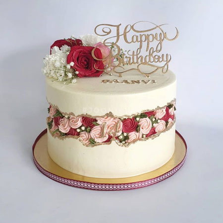 Happy Birthday Anvi! Elegang Sparkling Cupcake GIF Image. | Funimada.com
