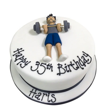 PERSONALISED GYM EXERCISE/MUSCLES ANY NAME/AGE GLITTER CAKE TOPPER | eBay