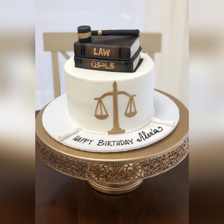 Birthday cake done for an Advocate! 🧑🏻‍💼🎓🗞⚖️📔 For orders DM/WA on  9596606333. 🤗 #lawthemecake #lawyer #lawyers... | Instagram