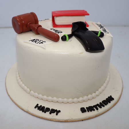 Law student birthday cake - Decorated Cake by - CakesDecor