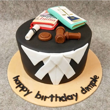 Buy Lawyer Advocate Cake for Birthday | FaridabadCake