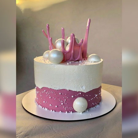 Isomalt sail flower cake - Decorated Cake by Vyara - CakesDecor