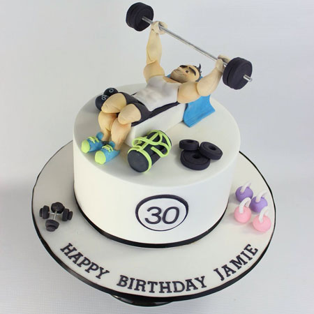 Gym themed cake | Fitness cake, 21st birthday cake for guys, Cake for  boyfriend
