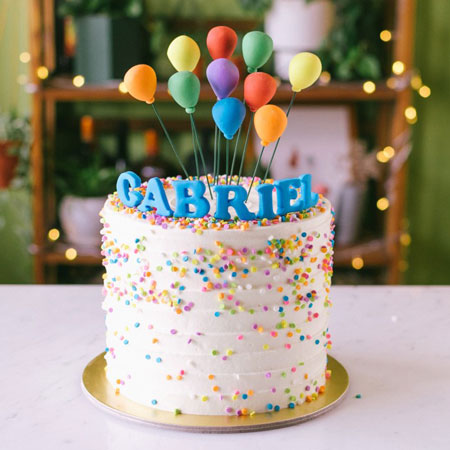 Gift Vanilla Confetti Cake- FNP