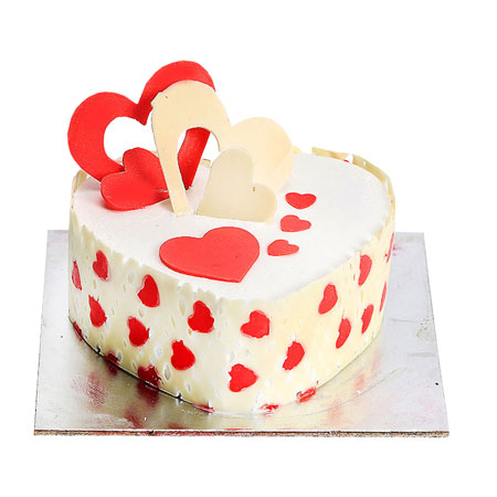 Valentine's Heart Cake {Surprise Inside} - Princess Pinky Girl