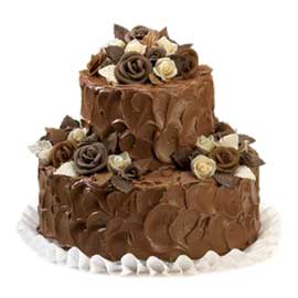 Light Chocolate Party Cake